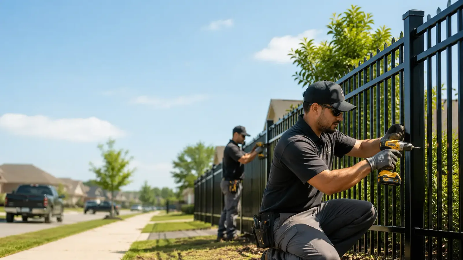 Metal Fence Installation in Bellevue, MI